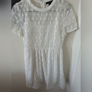 White lace sundress
